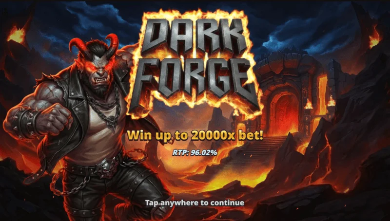 Dark Forge - საწყისი მენიუ ჯოჯოხეთური სამჭედლოს თემით
